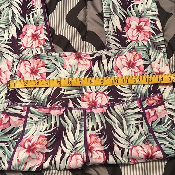 Zyia Active Floral 7/8 Leggings - Picture 5 of 6